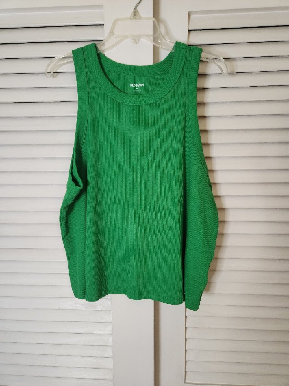 NWOT Women's 3X Kelly Green High Neck Tank